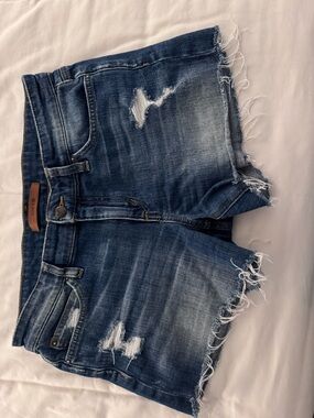 Joe's Jeans Distressed Denim Cutoff Shorts - Blue